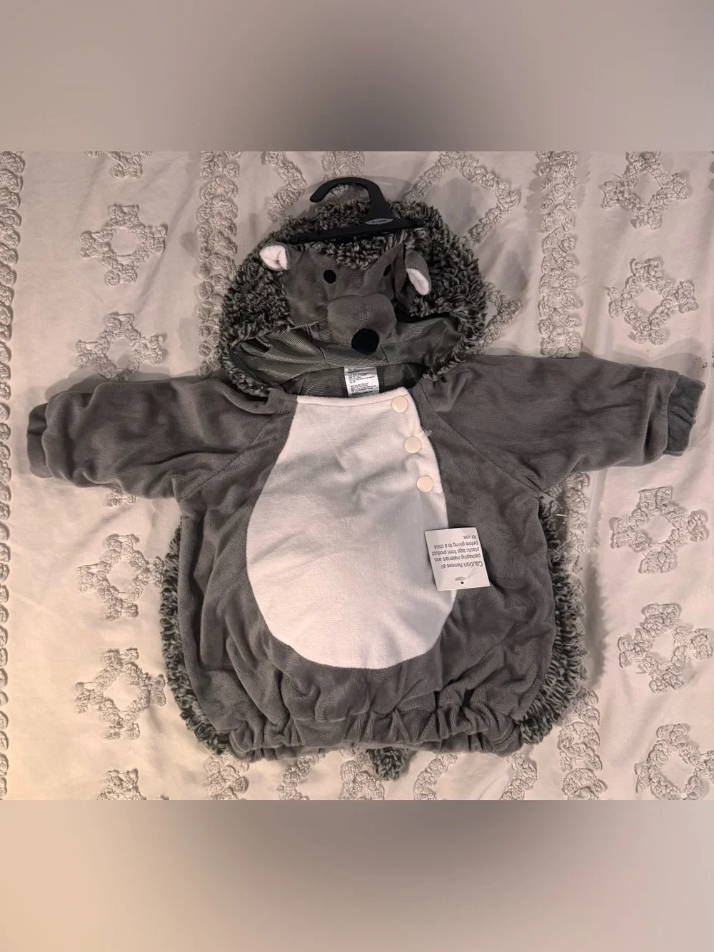 Target Gray and White Plush Hedgehog Kids Costume